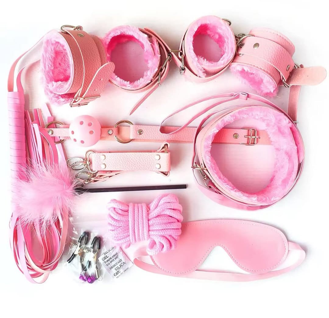 Classic Black Bondage Accessories Set _FUN KIT