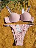 Premium Victoria secret ( Shimmer) Bra set