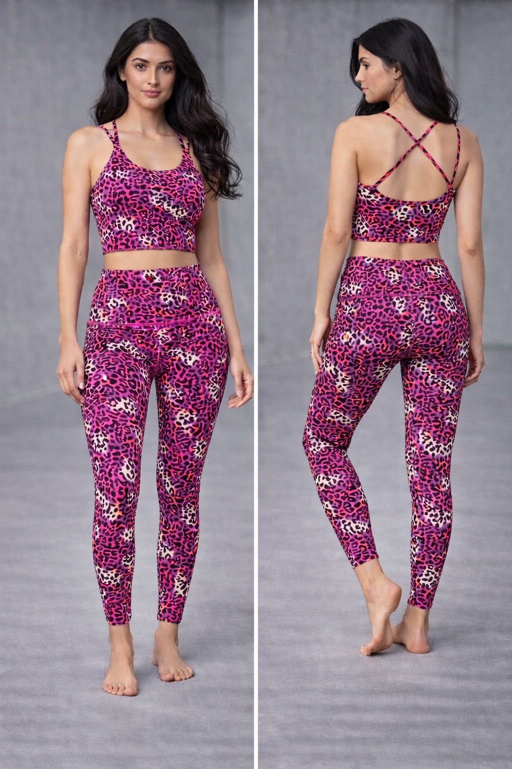 Leopard Flex Active wear set