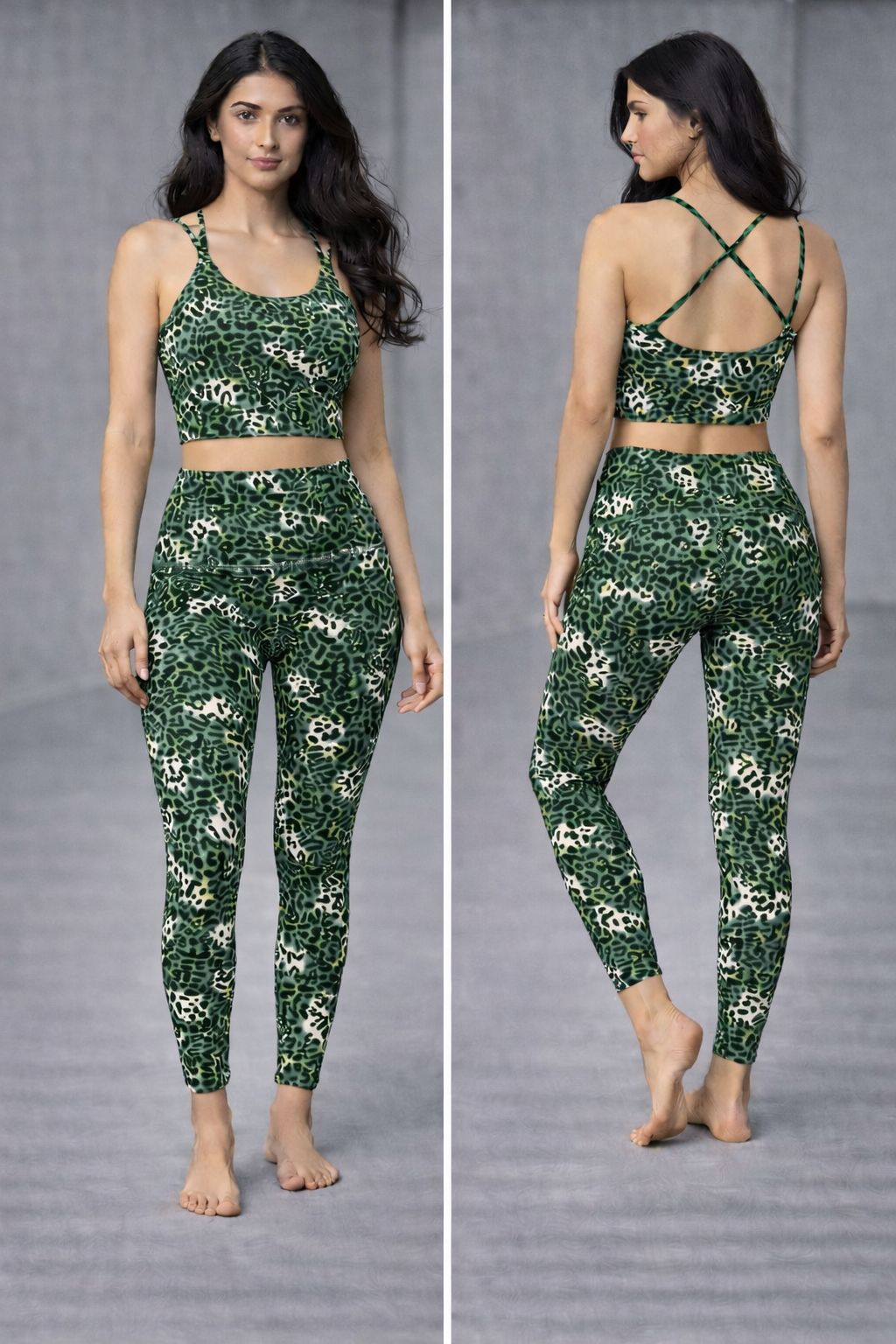 Leopard Flex Active wear set