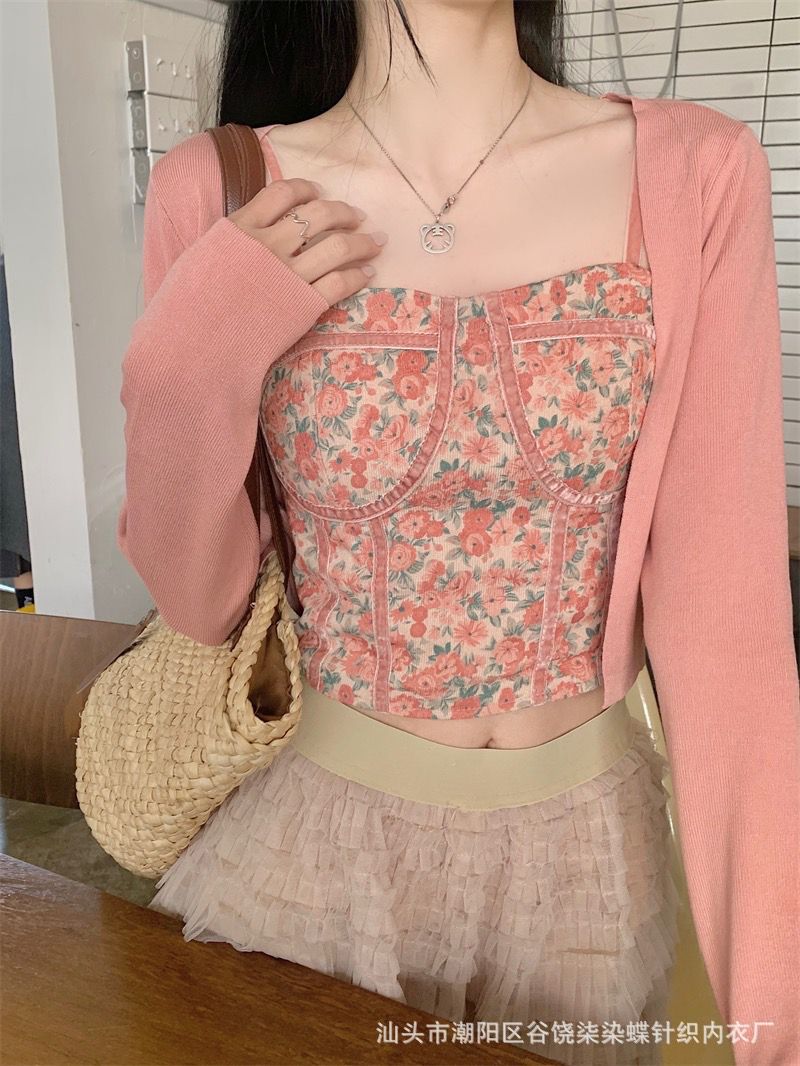 Floral Brallete Top
