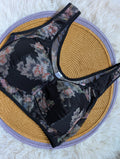 Vintage Romance Floral Mesh Bralette –