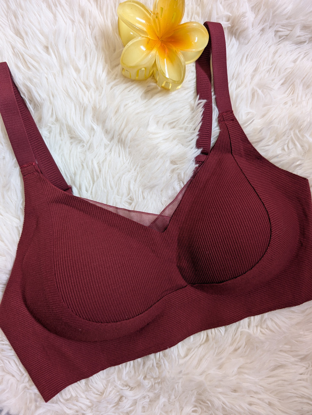 Premium Ribbed Seamless Bra