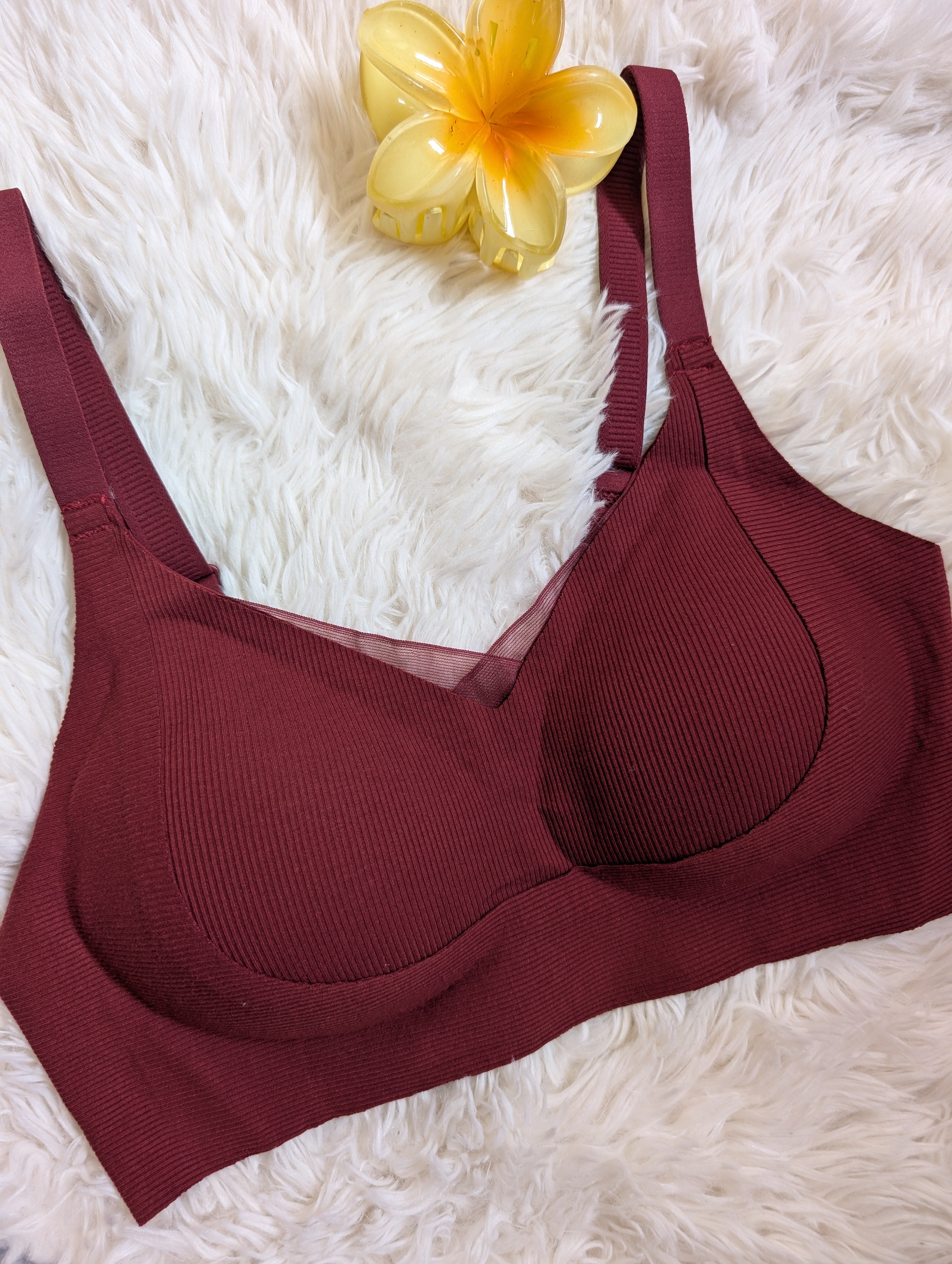 Premium Ribbed Seamless Bra