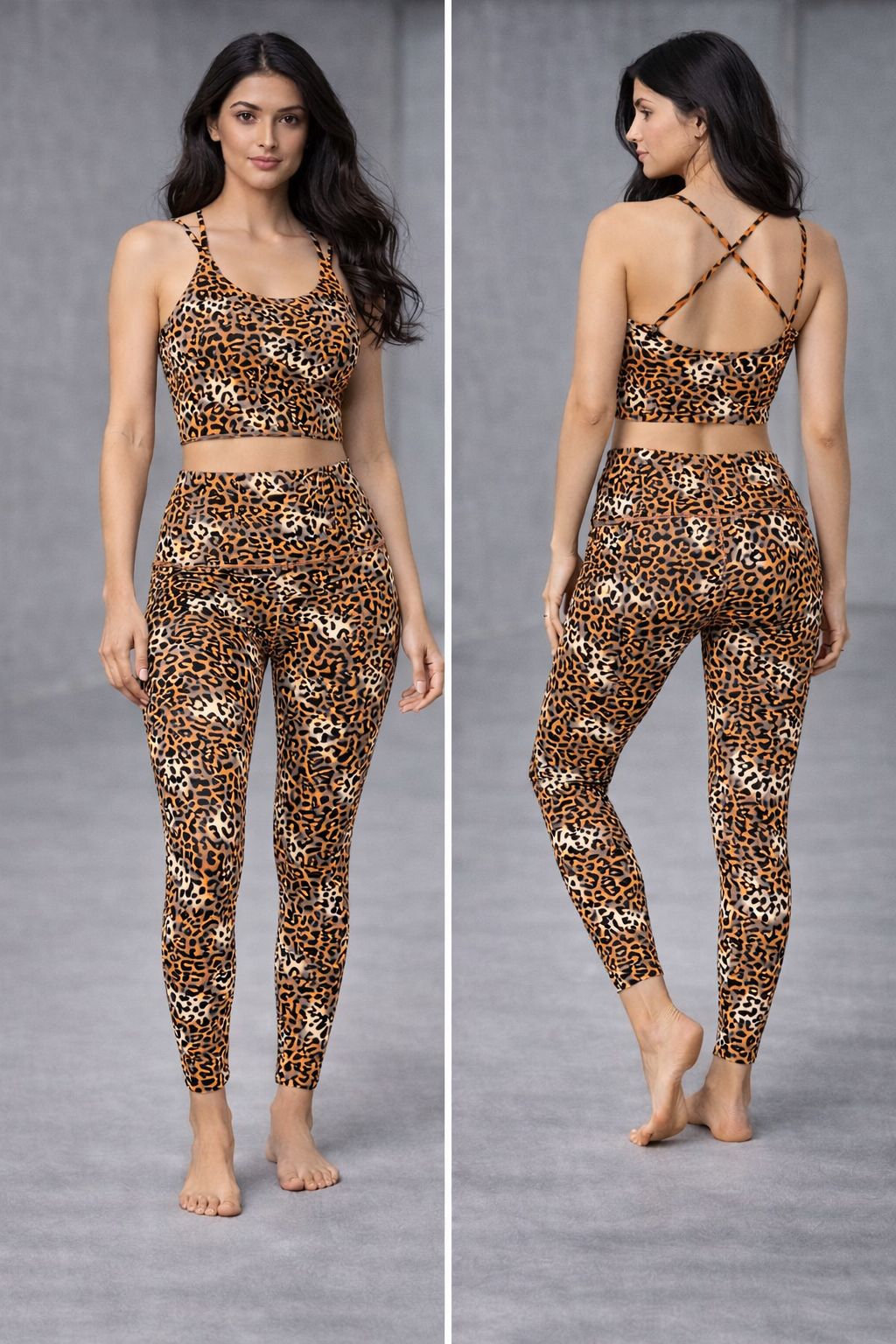 Leopard Flex Active wear set