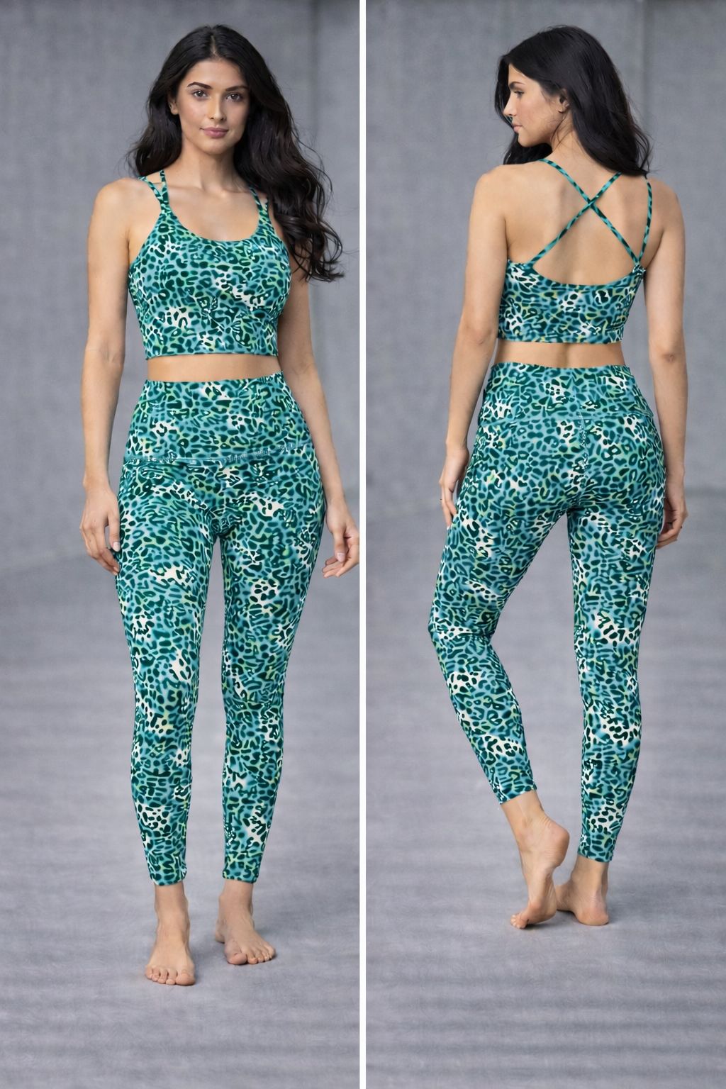 Leopard Flex Active wear set
